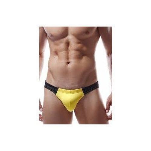 Мужские трусы брифы желтые с черными вставками Doreanse 1099