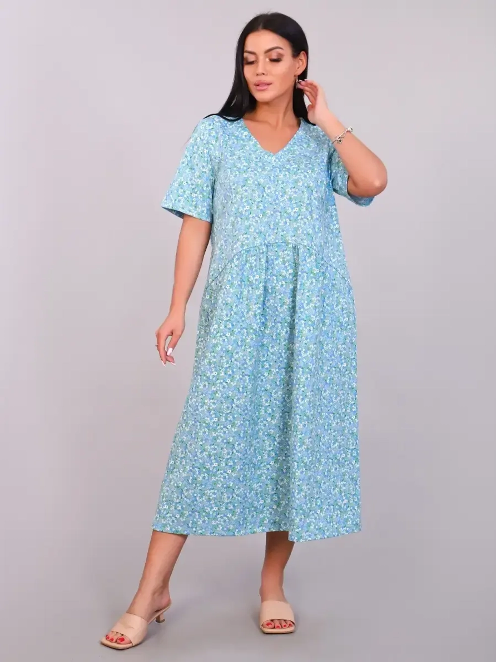 Платье бохо большие размеры