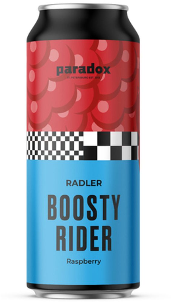 Пиво Парадокс Бусти Райдер Распберри / Paradox Boosty Rider Raspberry 0.5 - банка