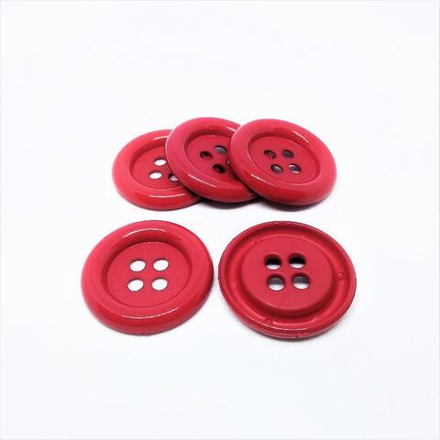 Пуговица №50 "Кристмас" 32 мм красный