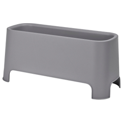 IKEA ASPAREN  (ИКЕА АСПАРЕН)  -  Цветочный горшок, цвет серый, 89x38 см
