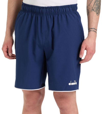 Мужские шорты теннисные Diadora Core Bermuda - saltire navy