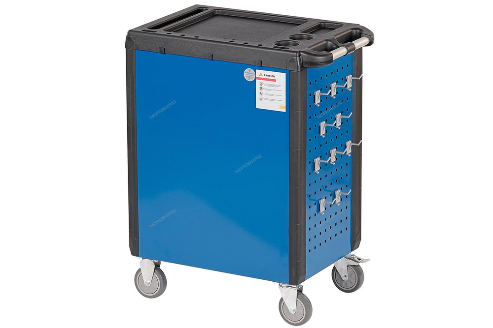 NORDBERG (T5N(B)) Тележка инструментальная 5 полок, синяя