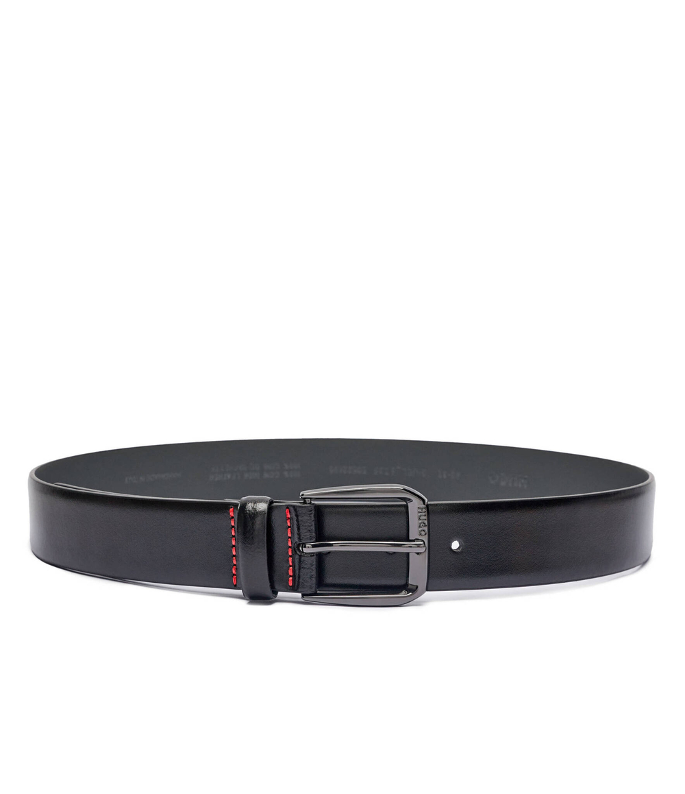 Кожаный ремень Giuel HUGO - черный(50522498)