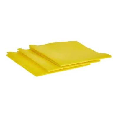 Протирочные салфетки из нетканого материала FS 80 в пачке 350*400 мм, 50 шт. ( желтые ) Испания.