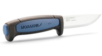 Нож Morakniv Pro S, нержавеющая сталь, резиновая ручка с синей вставкой, 12242