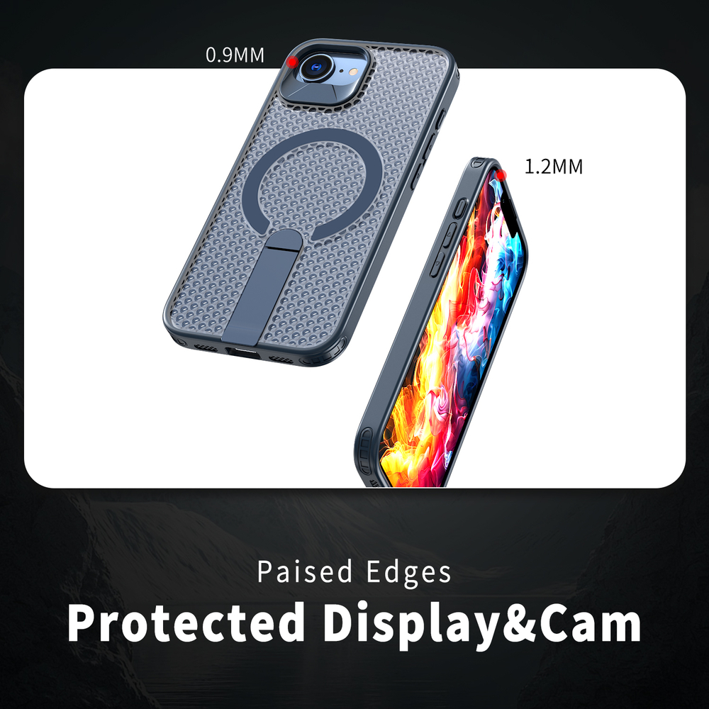 Прозрачный чехол Mesh Pro Magnetic Case для iPhone 16e