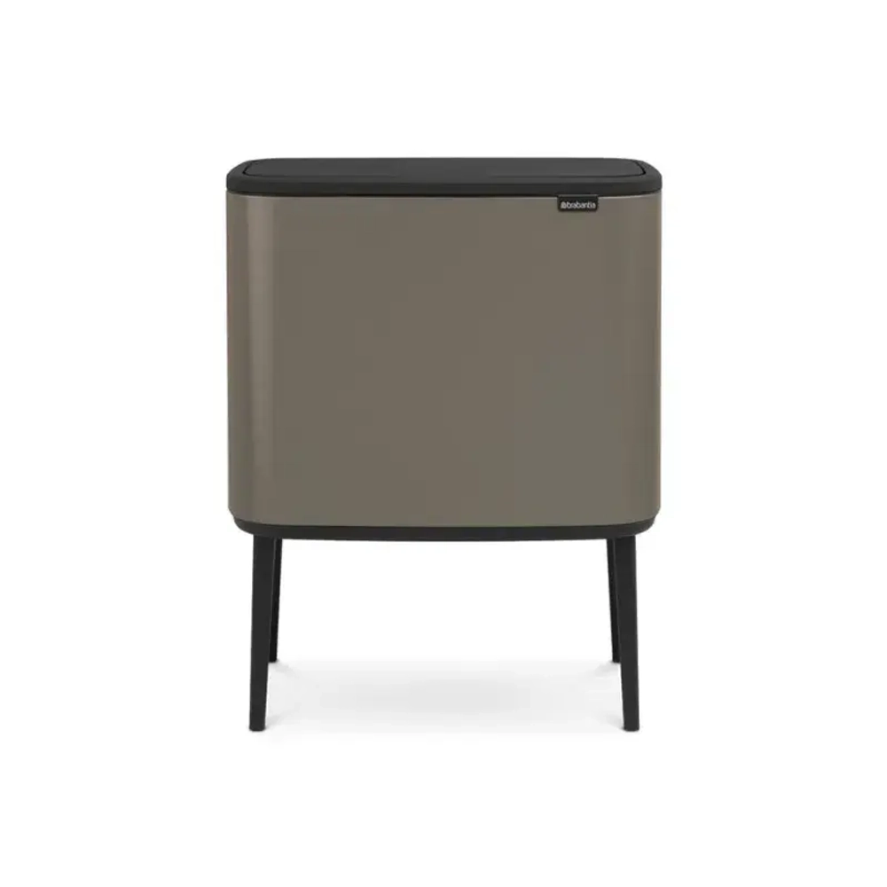 Brabantia Контейнер для отходов Bo Touch 11+23 л для переработки платины