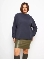 Свитшот оверсайз удлиненный