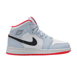 Кроссовки Jordan Air Jordan 1 Mid Half Blue Polka Dot Swoosh GS (Подростковая размерная сетка)