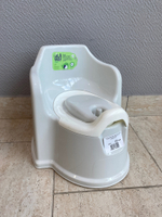 Горшок со спинкой с крышкой Lalababy Protect Me серое пёрышко (6 шт) LA104211024