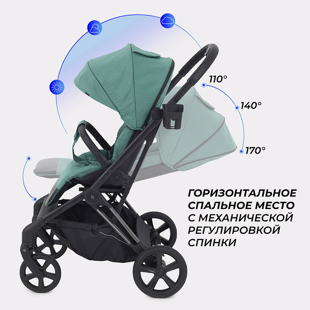 Детская прогулочная коляска Rant Ace Green