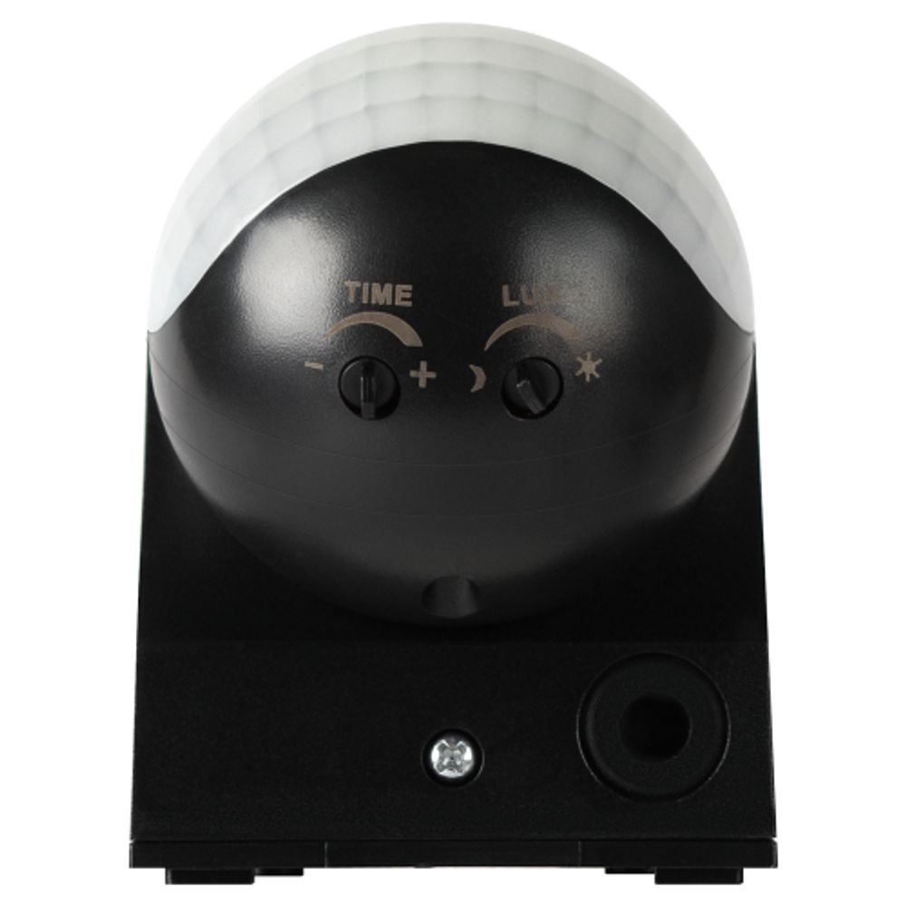 Датчик движения ЭРА MD 011 настенный инфракрасный 1200 Вт угол 180° IP44 черный