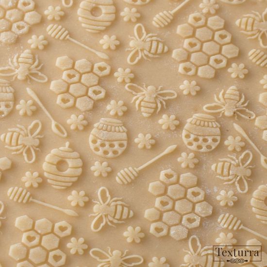 Скалка с узором Пчелки