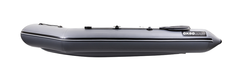 Лодка ПВХ Аква 3600 НДНД графит/черный