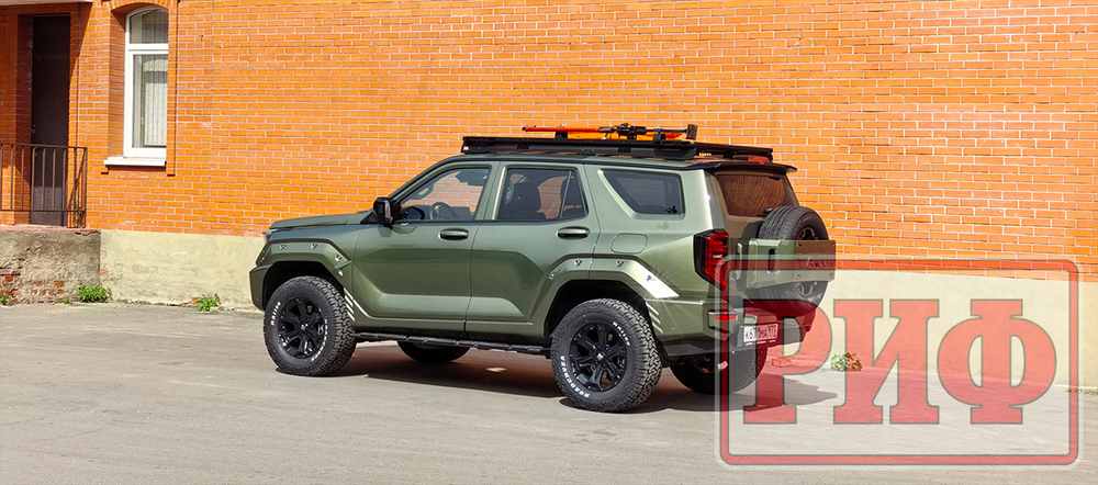 Багажник экспедиционный (платформа) алюминиевый 1250x2080 мм для TANK 400 (с крепежом) РИФ