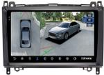 Магнитола для Mercedes Benz A, B, Vito, Viano W639/W447, Sprinter W906, VW Crafter - Teyes CC3-2K-360 на Android 10, Быстрая, 2K QLED, CarPlay, 4G SIM-слот, 4 камеры в комплекте