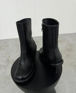 Ботильоны из натуральной кожи