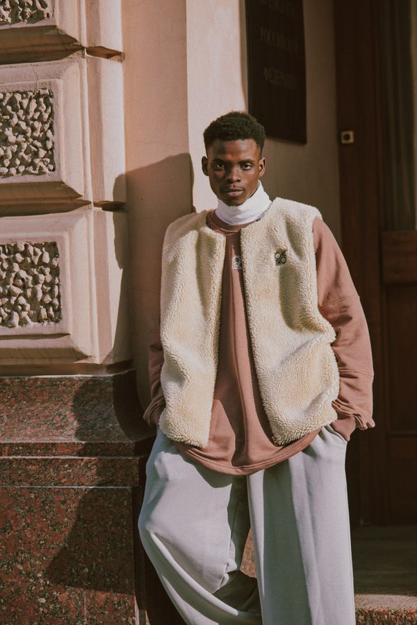 Жилет Garden Шерпа засахаренный имбирь - фото 2