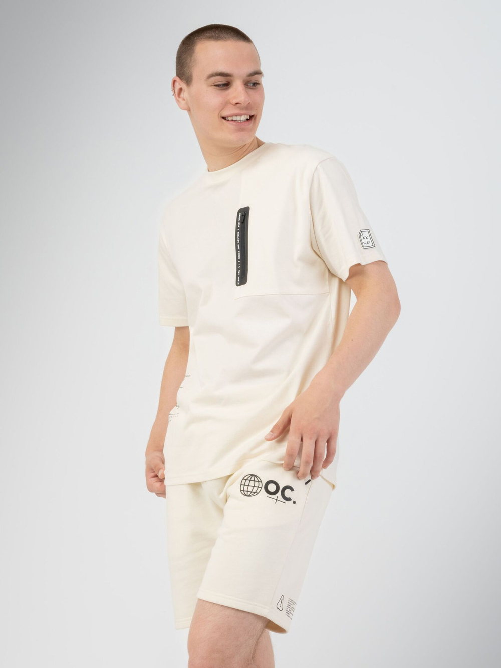 Шорты мужские ORIGINAL CREATOR GLOBE SHORTS, Молочный