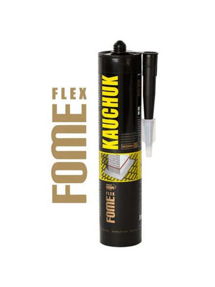 Герметик каучуковый "Fome Flex" прозрачный (300мл/12шт)
