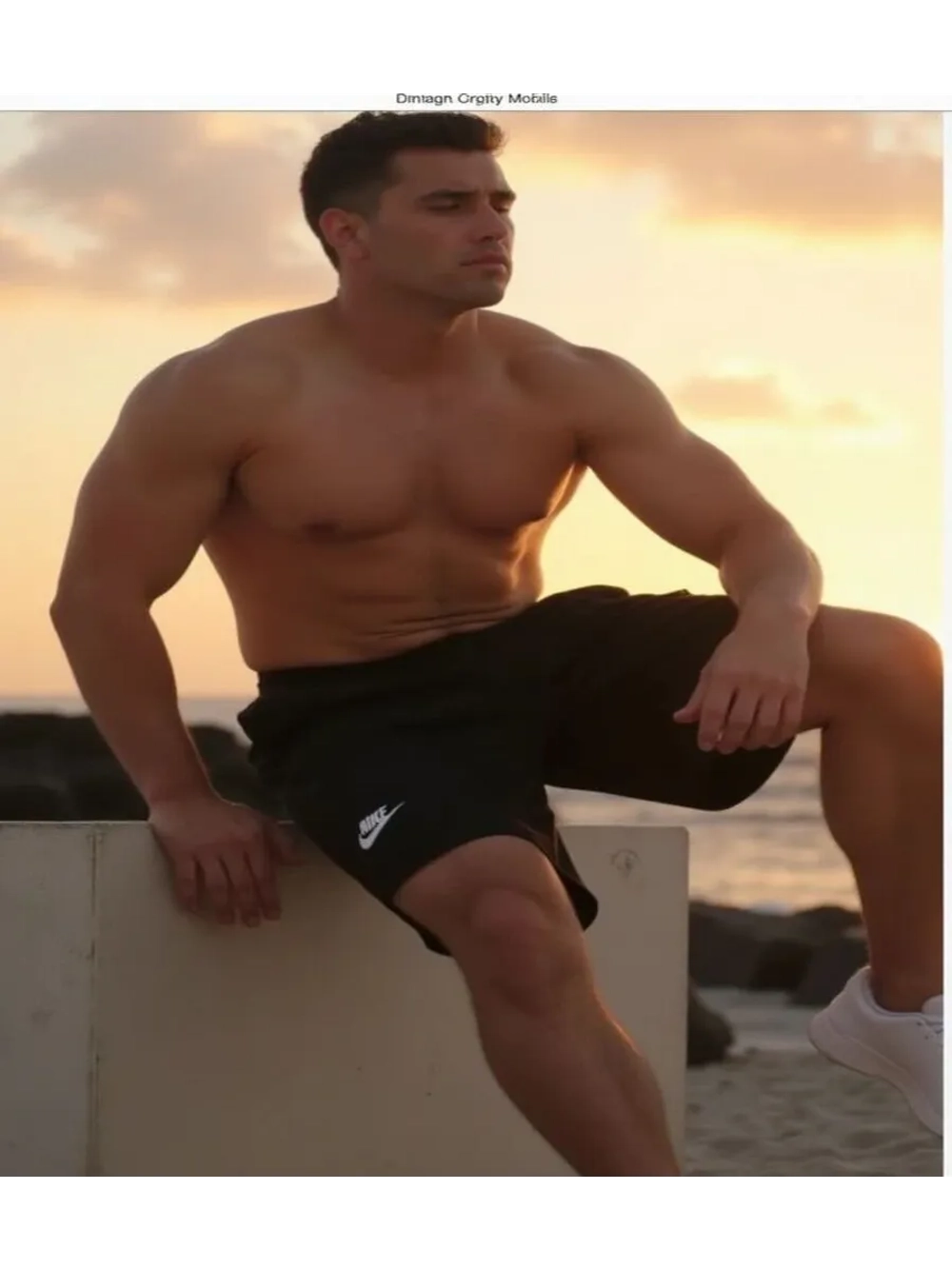 Шорты спортивные Nike удлиненные бриджи