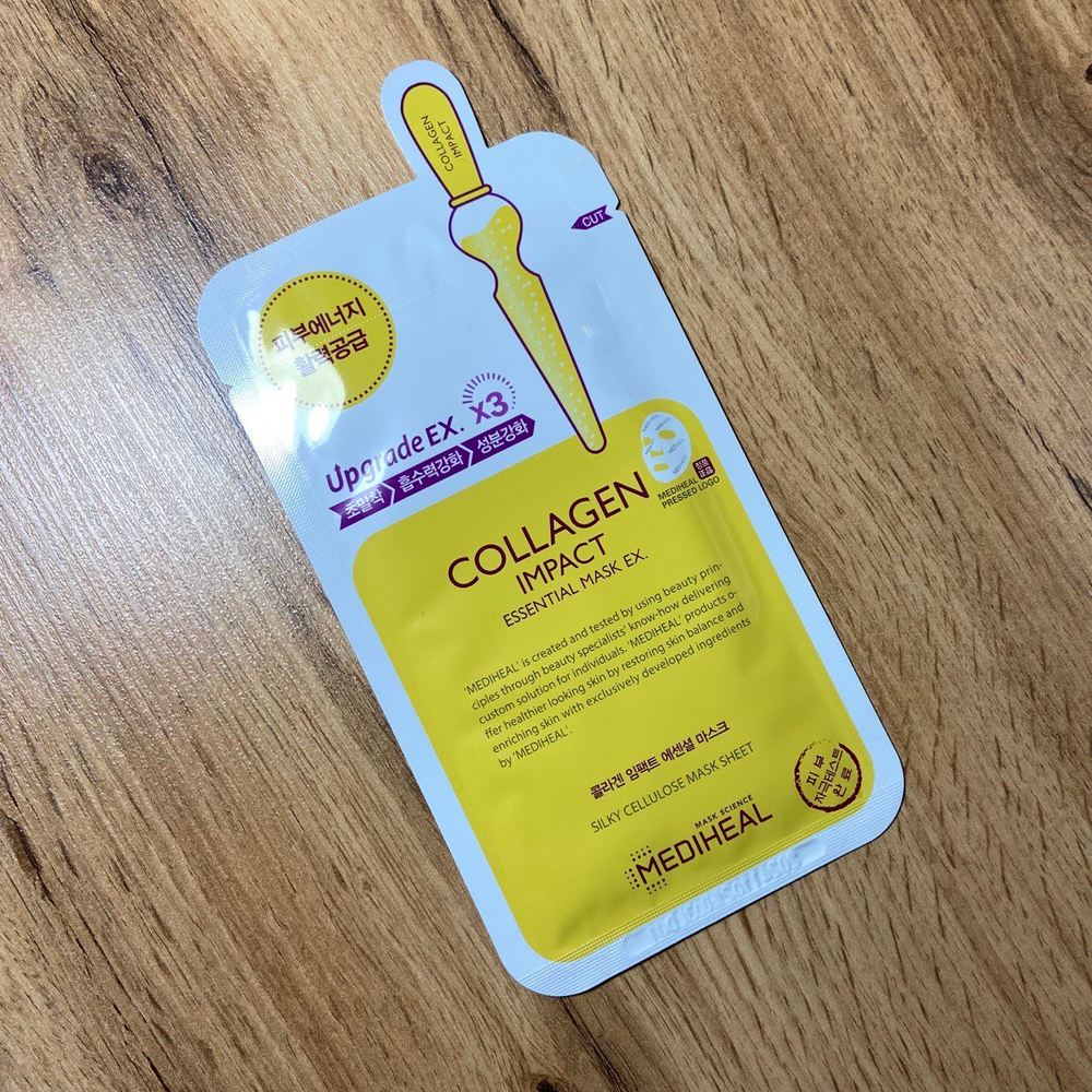 Маска для лица Mediheal Collagen Impact Essential Mask Ex тканевая с коллагеном 24 мл