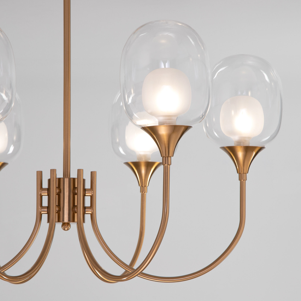 Подвесная люстра Eurosvet Spritz 70217/6 латунь