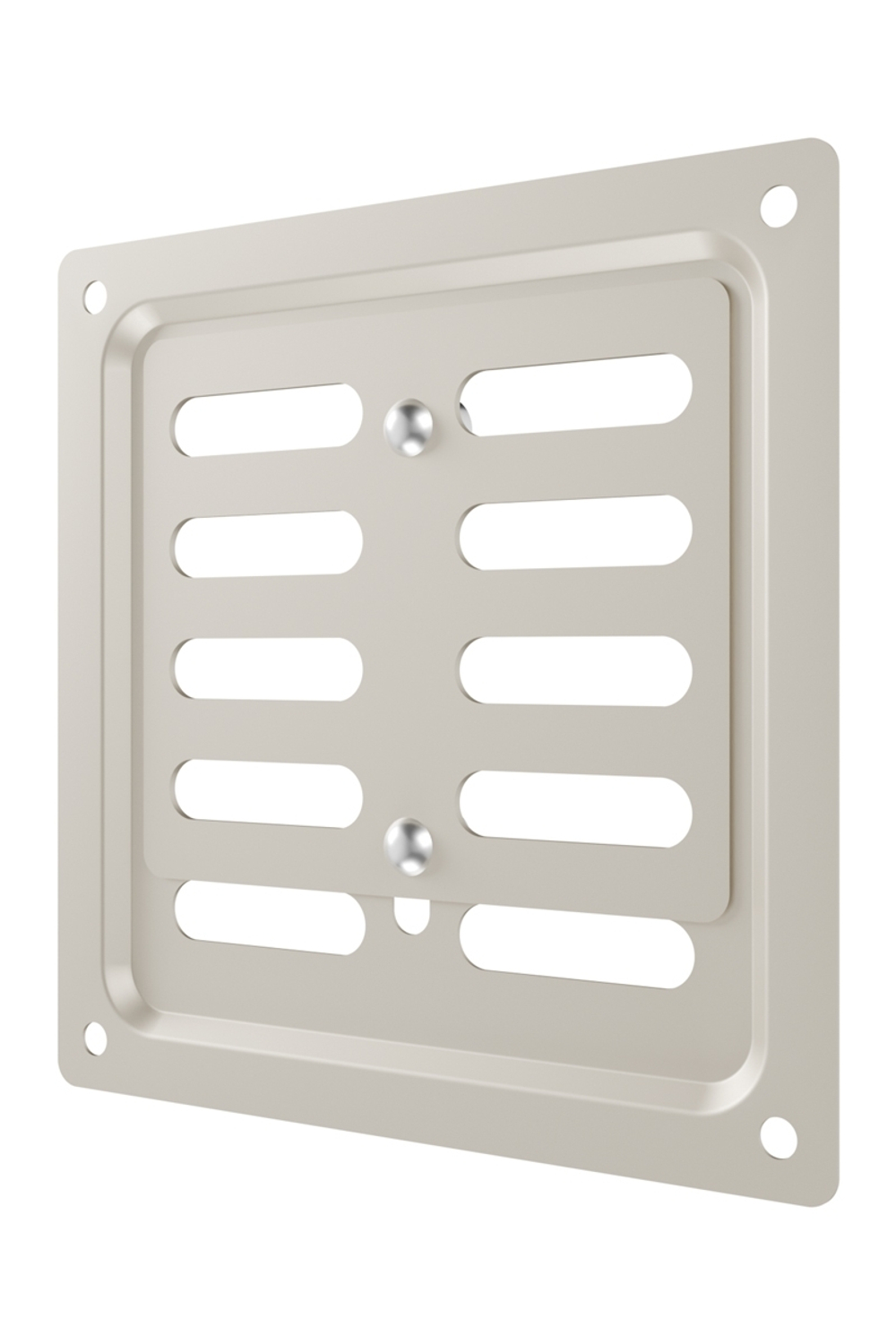 Решетка вентиляционная MER регулируемая 100x100 окраш.сталь Beige ERA