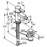 Смеситель для биде Kludi Zenta 385309175 белый