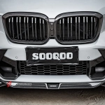 Карбоновая губа переднего бампера для BMW X3M F97 Рестайлинг / X4M F98 Рестайлинг 2022+ БМВ