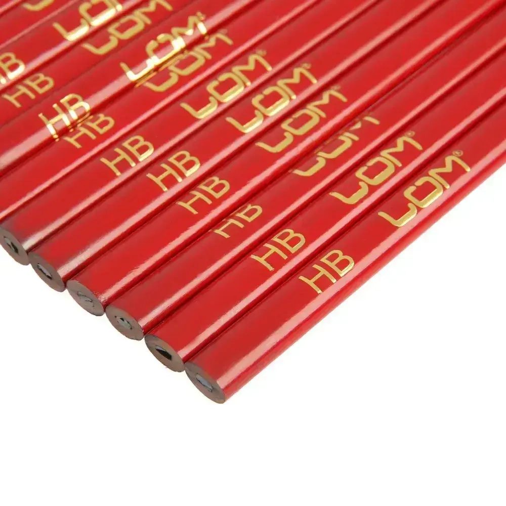 Карандаши строительные ЛОМ, 180 мм, 12 шт