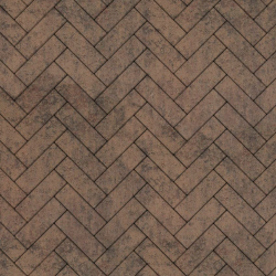 Тротуарная плитка ПАРКЕТ - Листопад гладкий Шелковица