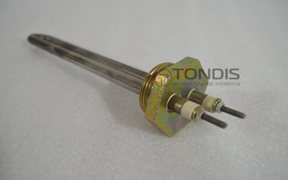 Блок ТЭНБ 1.0 кВт (фланец G1 1/4" нерж. сталь)