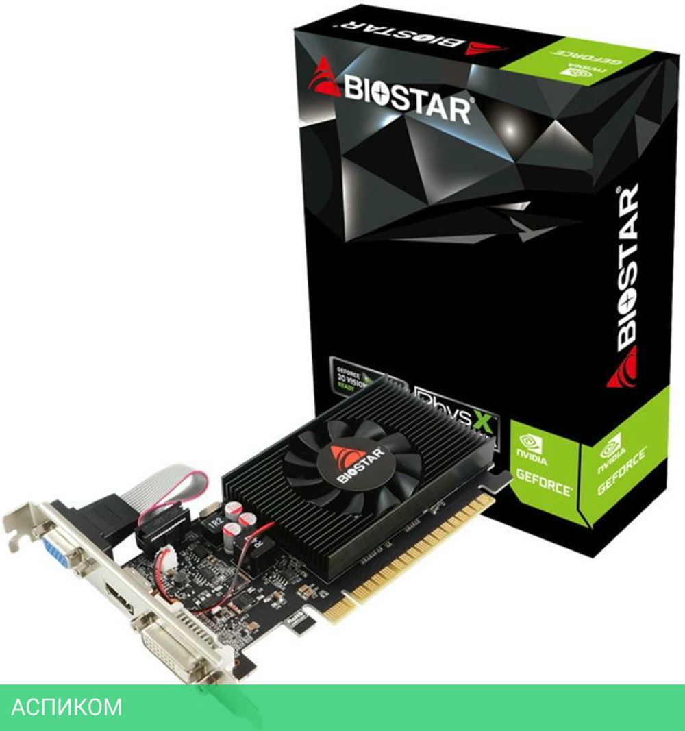 Видеокарта Biostar GT710-2GB DDR3 (VN7103THX6)