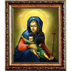 Милостивая Услышательница икона Божией Матери. Копия иконы из Зачатьевского монастыря на холсте.