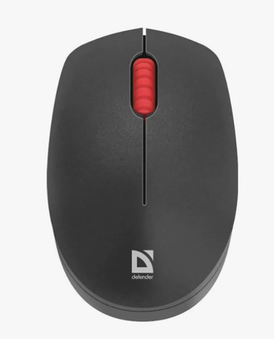 Беспроводная мышь DEFENDER Tiana MB-055, 3D,1000dpi,бесшумн, черный