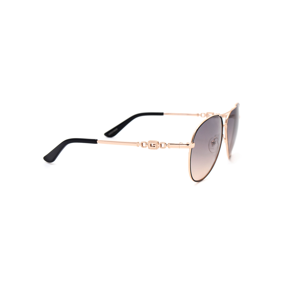 Солнцезащитные очки GUESS 7885-H 05B авиатор черные с золотом
