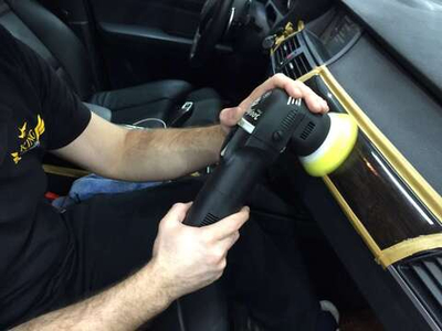 Полировка пластика салона