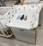 Пеленальный матрасик №2 MOW baby "Forest" (80х71)