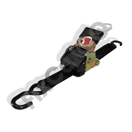 Самозатягивающийся ремень крепления груза 50 мм разрывная нагрузка 1500 кг, 3 м, крюк-крюк