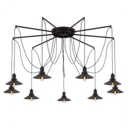 Citilux Эдисон CL451292 Люстра паук Венге