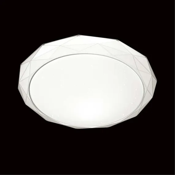 2045/ELN PALE SN 220 Светильник пластик/белый/прозрачный LED 76Вт 3000/4000/6000K D500 IP43 CCT GINO