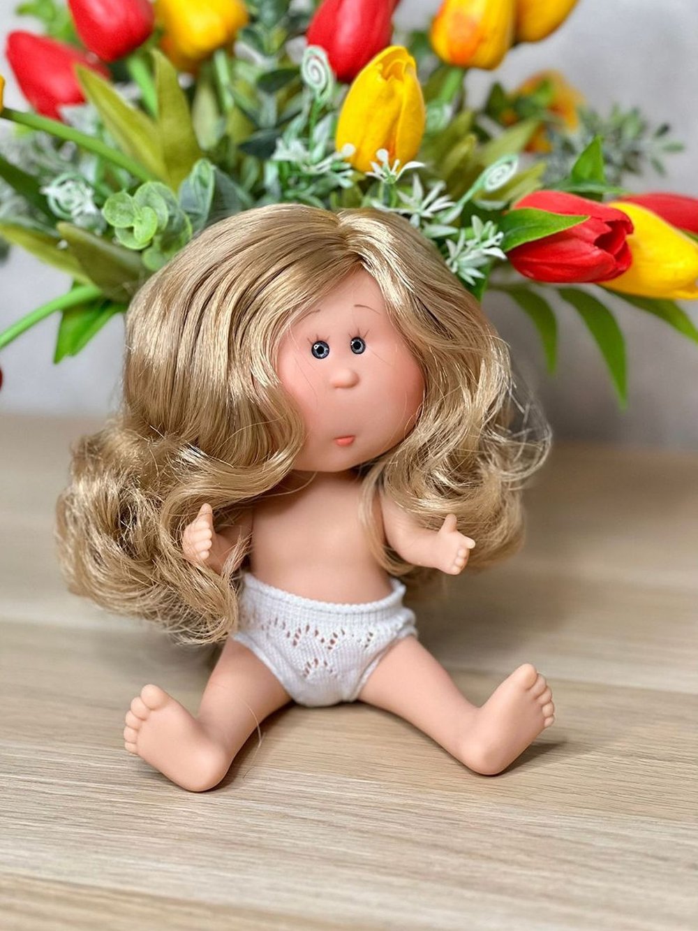 Кукла Nines виниловая 23см Little Mia без одежды (3199W12)