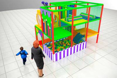 Детский игровой лабиринт «Друзья из космоса»