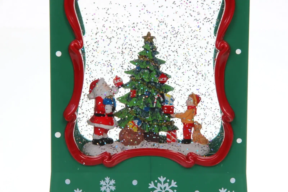 Сувенир с подсветкой «Елочка нарядная» 16.6*8.6*23 см, микс (питание от USB и батареек)