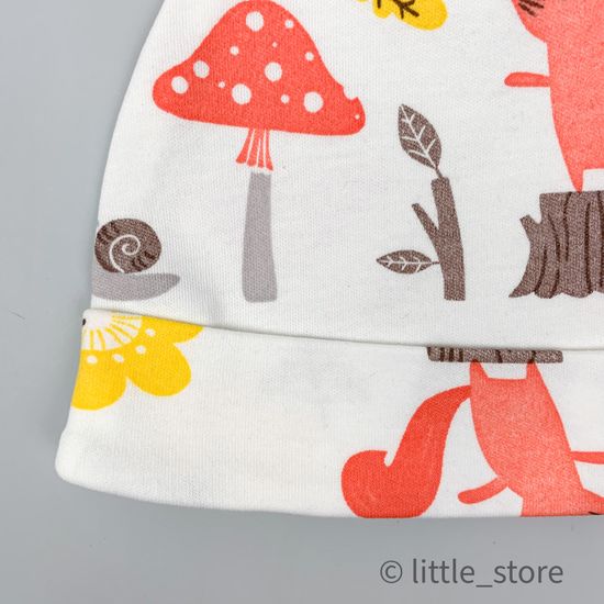 Шапочка однослойная "Лесные зверята"