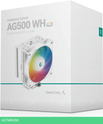 Кулер для процессора DeepCool AG500 WH ARGB 240W белый (R-AG500-WHANMN-G)