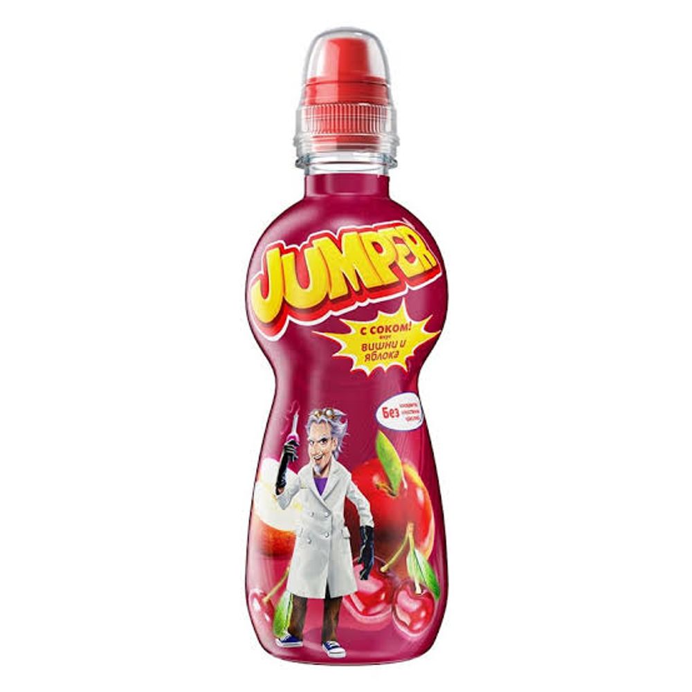 Сок "Jumper" Вишня и Яблоко 0,33л