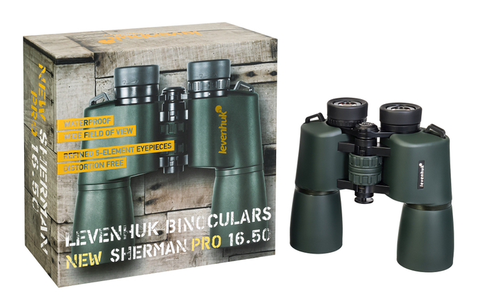 Бинокль Levenhuk New Sherman PRO 16x50